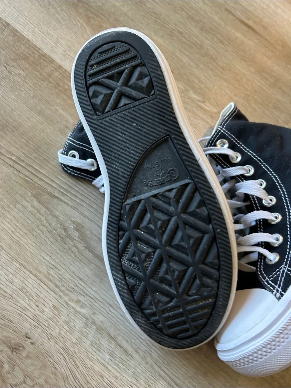 Converse Kids Black and White High-Top Sneakers